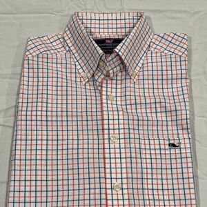 VINEYARD VINES MENS PLAID BUTTON DOWN WHALE SHIRT SZ XL